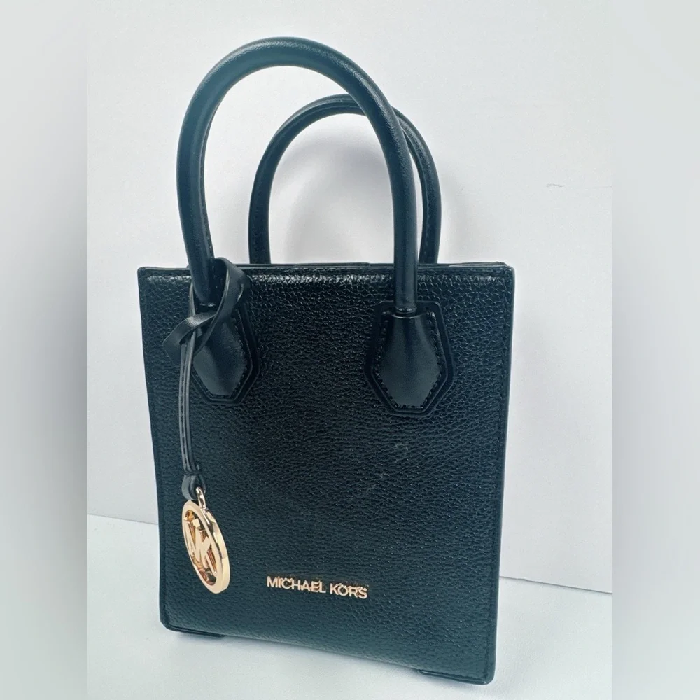 Michael Kors Mercer Small Pebbled Leather Crossbody Bag